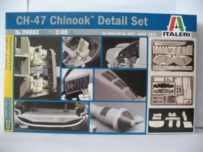 Italeri 26002 Набор для вертолета СН-47 1/48