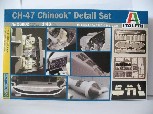 Italeri 26002 Набор для вертолета СН-47 1/48
