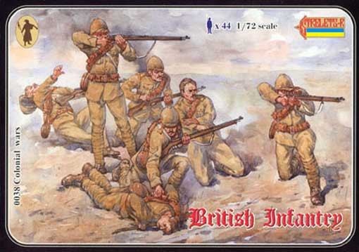 Strelets 038 Британская пехота 1898-1902