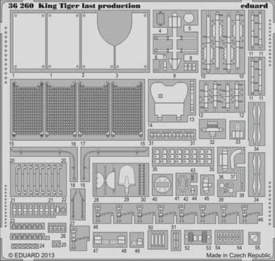 Eduard 36260 King Tiger last production