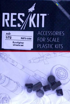 ResKit RS72-0059 Eurofighter Typhoon wheels set (HAS,ITA,REV) 1/72