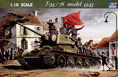 Trumpeter 00903 Танк Т-34/76 модель 1943 1/16