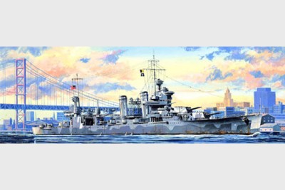 Trumpeter 05748 Крейсер СА-39 &quot;Квинси&quot; 1/700