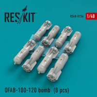 Reskit RS48-0156 OFAB-100-120 bomb (8 pcs.) 1/48
