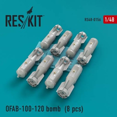 Reskit RS48-0156 OFAB-100-120 bomb (8 pcs.) 1/48