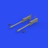 Eduard 648847 BRASSIN A6M2-N Rufe cannon bar.& cockpit guns 1/48