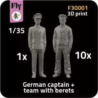 Fly F30001 1x Captain & 10x Sailors w/ berets 1/35