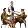 Miniart 35406 U.S. Soldiers in Cafe (3 fig. & furniture) 1/35