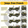 Hm Decals HMDT48044 1/48 Decals J.Willys MB/Ford GPW Free French