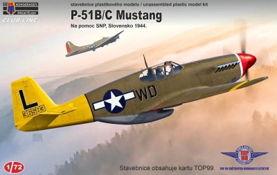 Kovozavody Prostejov CLK009 P-51B/C Mustang SNP 1944 CLUB LINE 1/72
