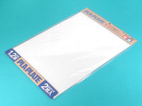 Tamiya 70125 Пластиковые листы (белые матовые) толщиной 1,2мм (2шт.), полистирин 36,4 х 25,7см
