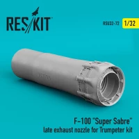 Reskit RSU32-072 F-100 'Super Sabre' late exh.nozzle (TRUMP) 1/32