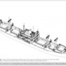 Combrig 70658 SS U.S.S.R Victory, US Merchant Ship, 1944 1/700