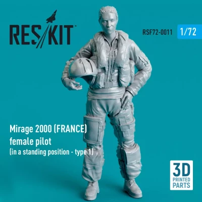 Reskit F72011 Mirage 2000 FRANCE female pilot - standing 1 1/72