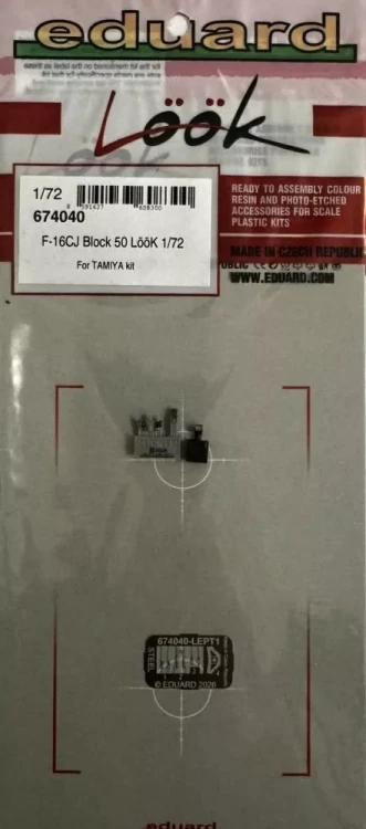 Eduard 674040 BRASSIN F-16CJ Block 50 Look (TAM) 1/72