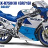 Hasegawa 21746 SUZUKI GSX-R750 (H)(GR71G) "BLUE/WHITE COLOR" (СИНИЙ/БЕЛЫЙ ЦВЕТ) (Limited Edition) 1/12
