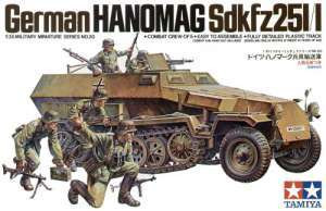 Tamiya 35020 Hanomag Sd.Kfz. 25 1/1 Armored Half-track 1/35