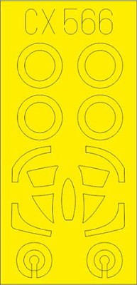 Eduard CX566 Mask 1/72 A-4F (HOBBYB)