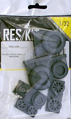 Reskit RS32-0258 P-61 Black Widow Колеса (TRUMP) 1/32