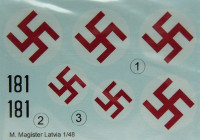 LF Model C4841 Decals Miles Magister over Latvia (SP.HOBBY) 1/48