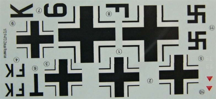 LF Model C72141 Decals P-47D-2-RA Zirkus Rosarius (HAS) 1/72