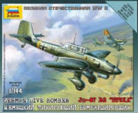 Звезда 6123 Немецкий бомбардировщик Ju-87B2 (1/144) 1/144