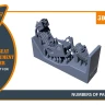Clear Prop A72176 MiG-19P/PM Eject.seat&instrument panel cover 1/72