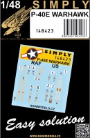 HGW 148423 Seatbelts P-40E Warhawk (SIMPLY) 1/48