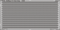 Eduard 99030 Railings 45' 3 bars long 1/350 (Future release)