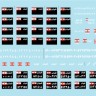 Star Decals 35-C1115 Lebanese Tanks & AFVs #8. Registration numbers and plates 1/35