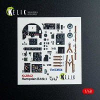 Reskit K48162 Hampden B.Mk.1 - interior 3D (ICM) 1/48
