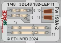 Eduard 3DL48182 Fw 190A-2 SPACE (EDU) 1/48
