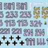Star Decals 35-C1357 s.Pz.Abt. 501 1943-44. East Front Tigers Tiger I and Befehls-Tiger I Mid production 1/35