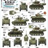 Star Decals 48-B1023 US M5A1 Stuart - Light Tank.NW Europe in 1944-45 1/48