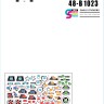 Star Decals 48-B1023 US M5A1 Stuart - Light Tank.NW Europe in 1944-45 1/48