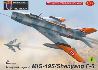 Kovozavody Prostejov KPM72497 Mikojan-Gurjevic MiG-19S/Shenyang F-6 1/72