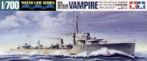 Tamiya 31910 эсминец Vampire 1/700