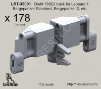 LiveResin LRT35001 Diehl 139E2 track for Leopard 1, Bergepanzer Standard, Bergepanzer 2, etc 1/35