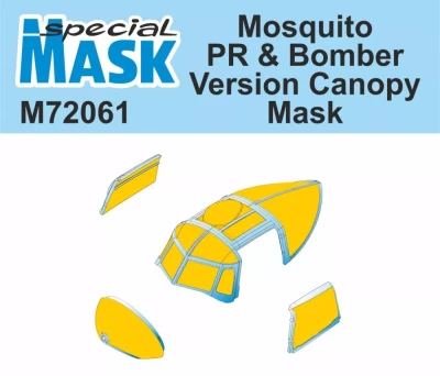 Special Hobby SM72061 Mask for Mosquito PR&amp;Bomber version (SP.HOB.) 1/72