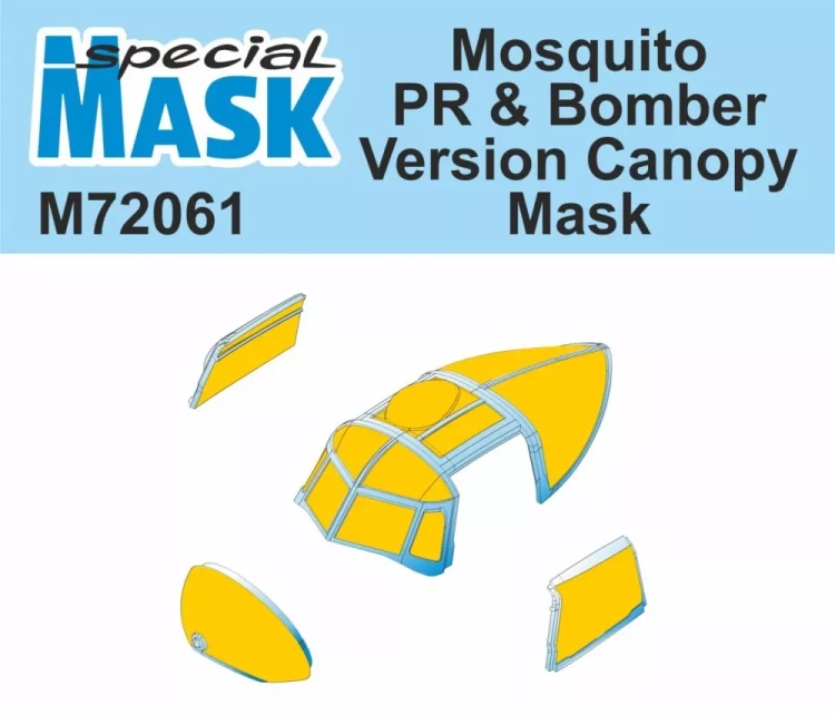 Special Hobby SM72061 Mask for Mosquito PR&Bomber version (SP.HOB.) 1/72