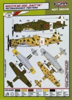 Kora Model NDT32048 Decals MC.200 Saetta Reconaissance Fighters 1/32