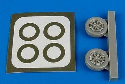 Aires 7223 A-1H Skyraider (NAVY) wheels 1/72