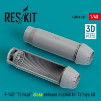 Reskit RSU48387 F-14D 'Tomcat' close exhaust nozzles (TAM) 1/48
