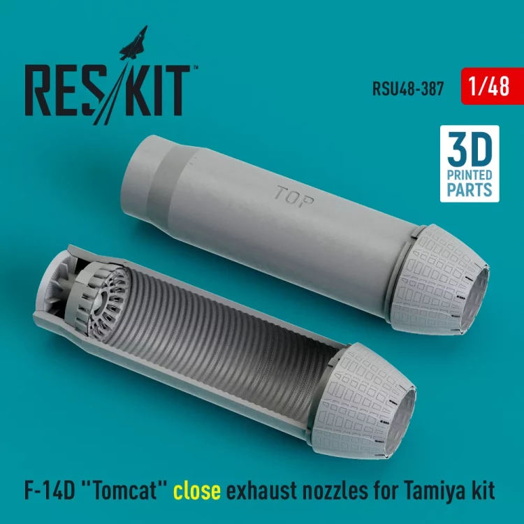 Reskit RSU48387 F-14D 'Tomcat' close exhaust nozzles (TAM) 1/48