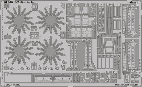 Eduard 48635 B-24D exterior Revell/Monogram