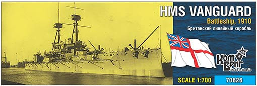 Combrig 70626 HMS Vanguard Battleship, 1910 1/700