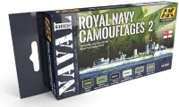 AK Interactive AK-05040 Набор красок "Камуфляжи королевского флота 2"