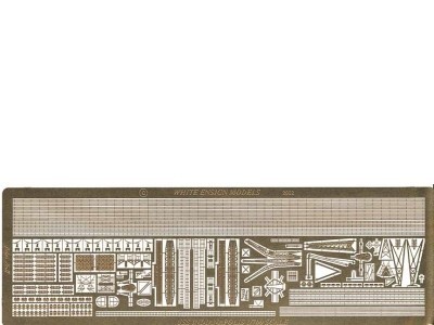 White Ensign Models PE 0746 USS INDIANAPOLIS for the Tamiya kit 1/700
