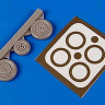 Aires 4423 MiG-15 Fagot wheels & paint masks 1/48