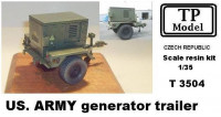 TP Model T-3504 U.S. Army Generator Trailer 1/35